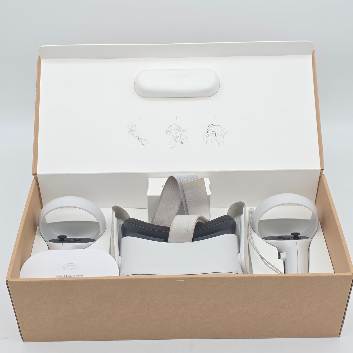 Meta Quest 2 VR Headset - White Used With Box