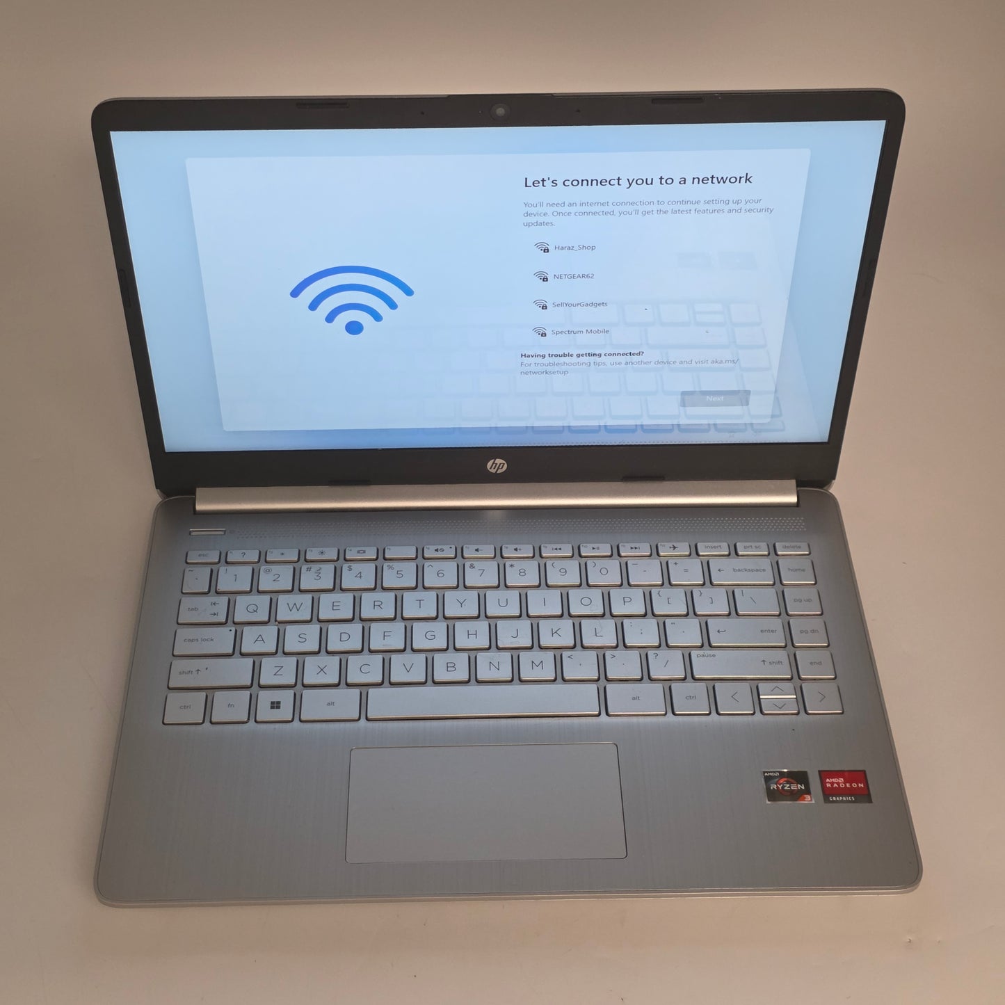 HP Laptop 14-FQ0110WM 14" Ryzen 3 3250U 2.6GHz 4GB RAM 128GB SSD