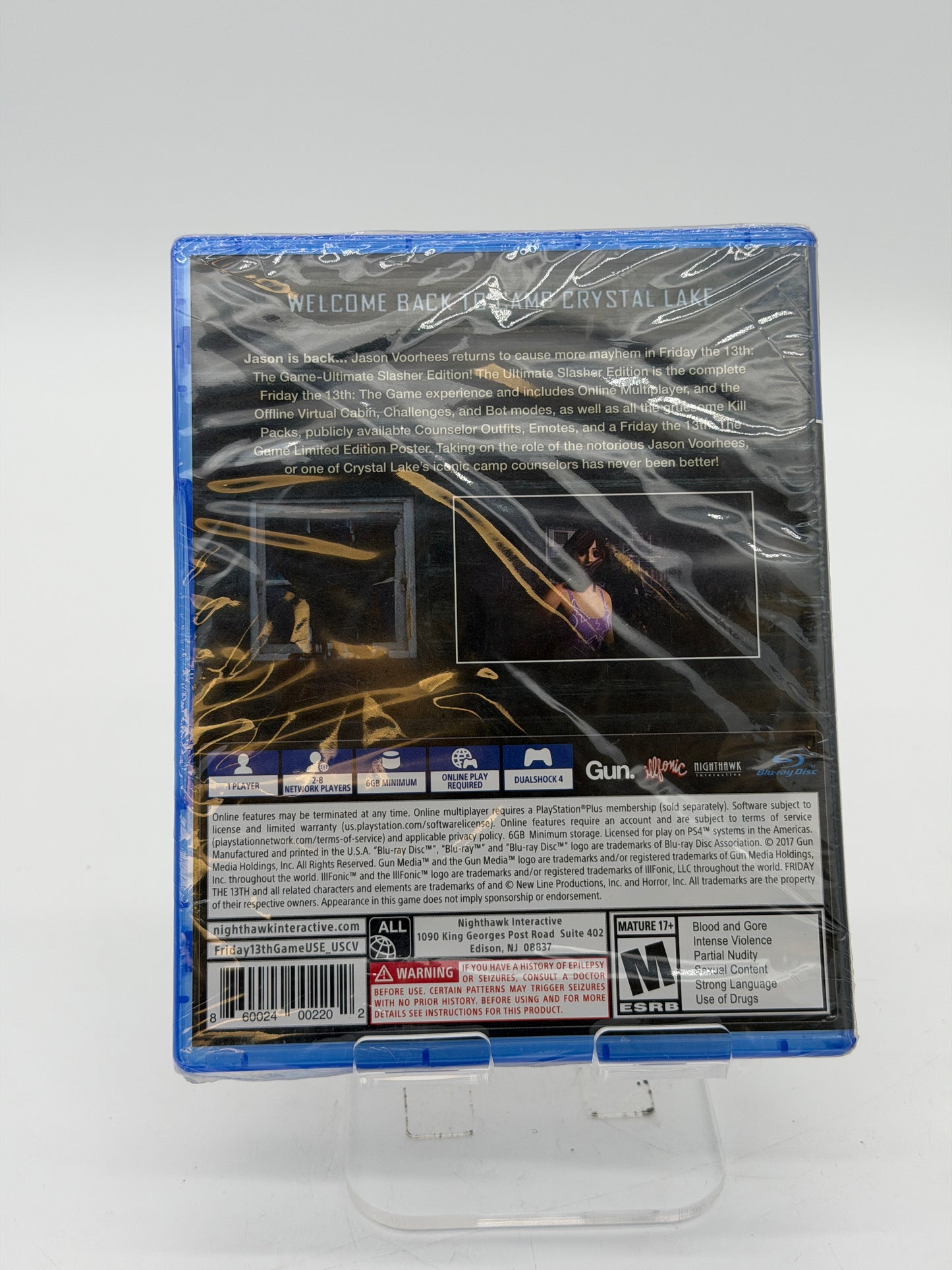 Playstation 4 Friday the 13th Ultimate Slasher Edition Video Game