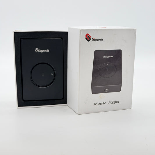 Stageek Mechanical Mouse Jiggler Black Mover 100% Undetectable by IT Brand New