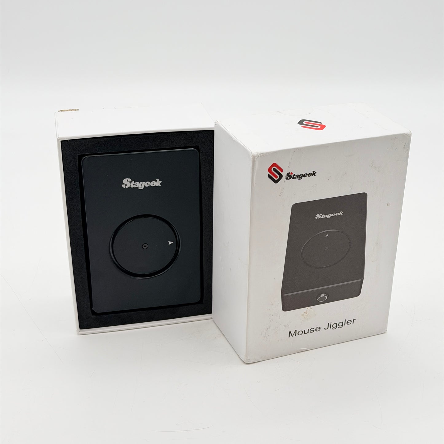 Stageek Mechanical Mouse Jiggler Black Mover 100% Undetectable by IT Brand New