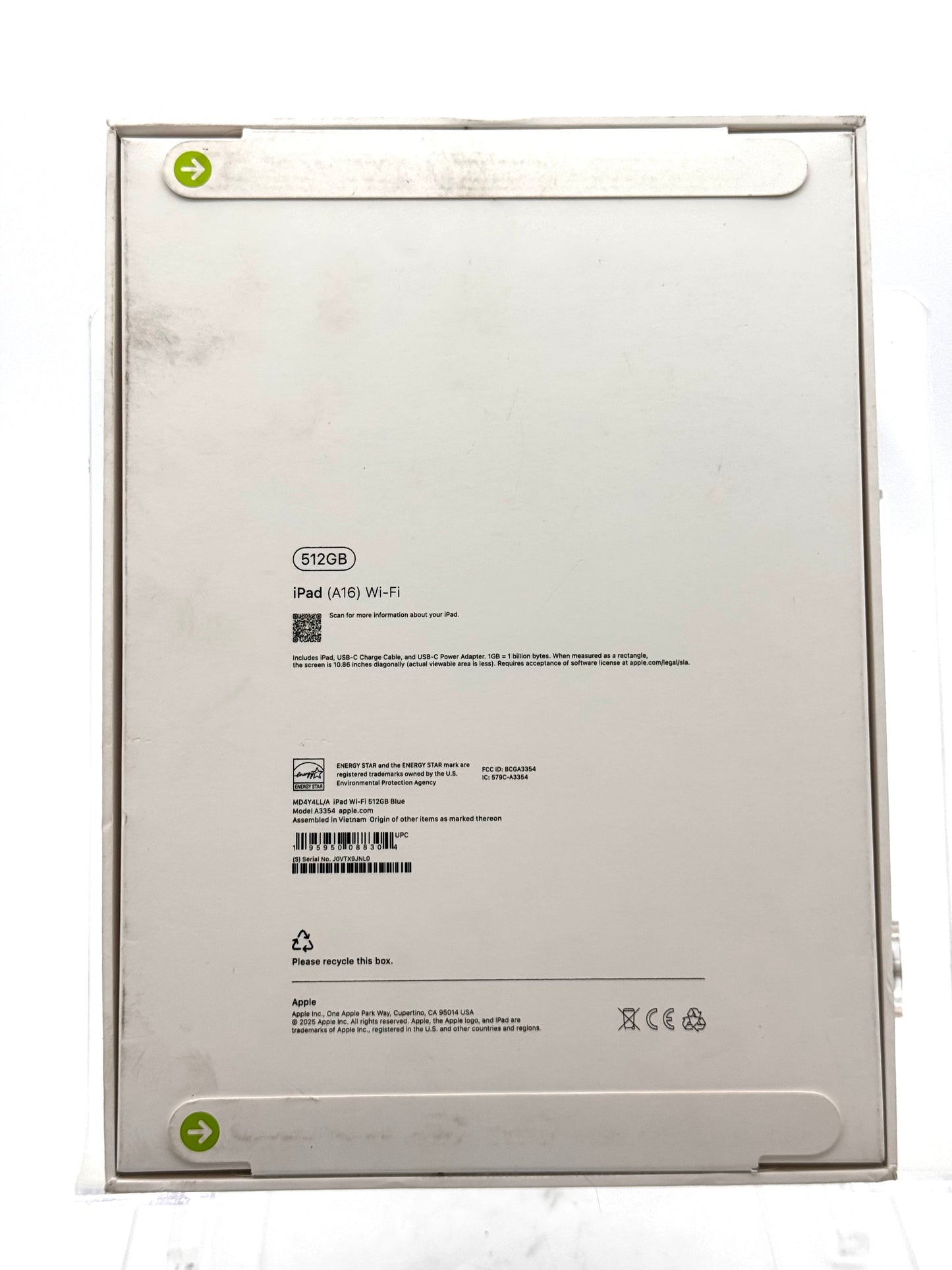 Apple iPad 11th Gen A3354 2025 512GB Wi‑Fi ** New In Box **