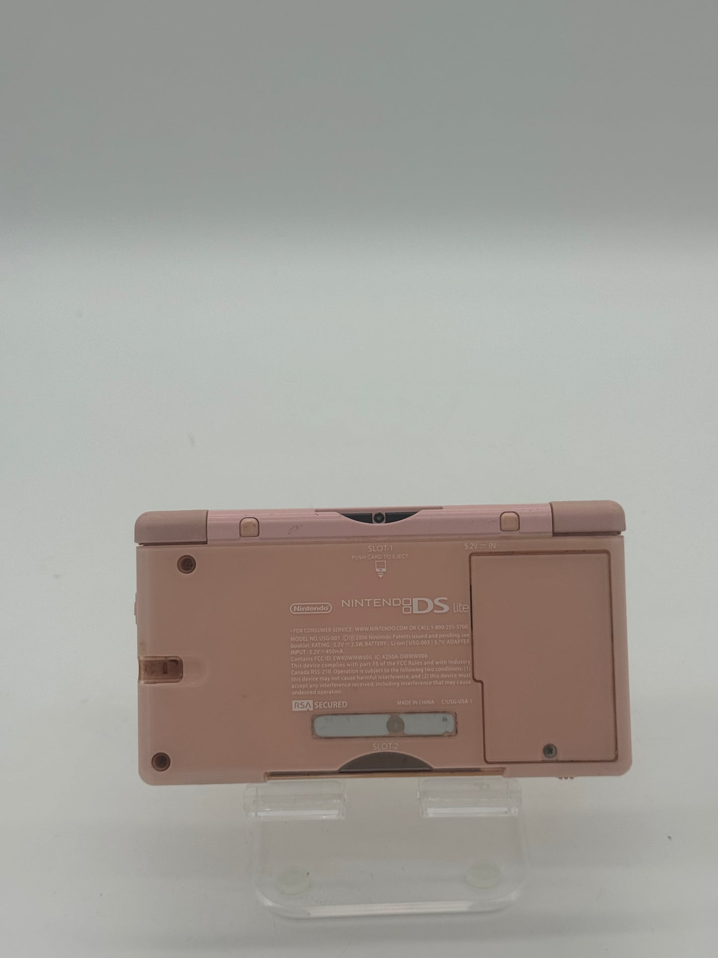Nintendo DS Lite (USG-001) 2006 - Pink - Fully Functional Console