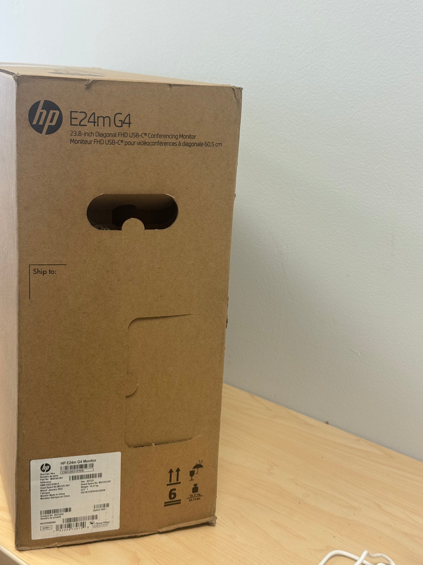 Brand New HP E24m G4 24" Black Monitor with Free Shipping & Returns