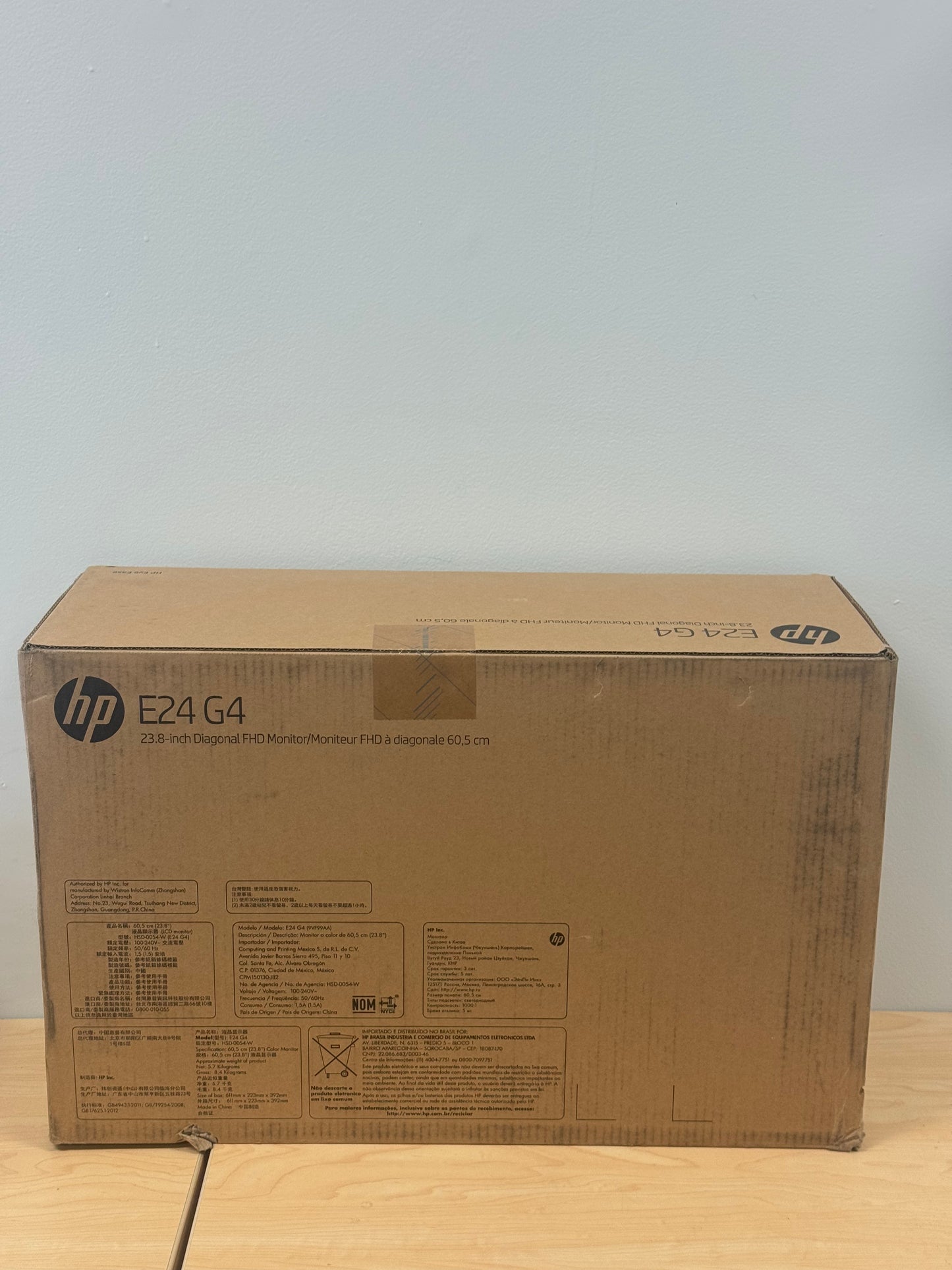 HP E24 G4 24" Monitor - New In Box, Black, Free Shipping!