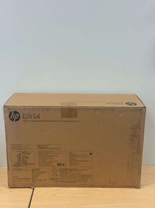 HP E24 G4 24" Monitor - New In Box, Black, Free Shipping!