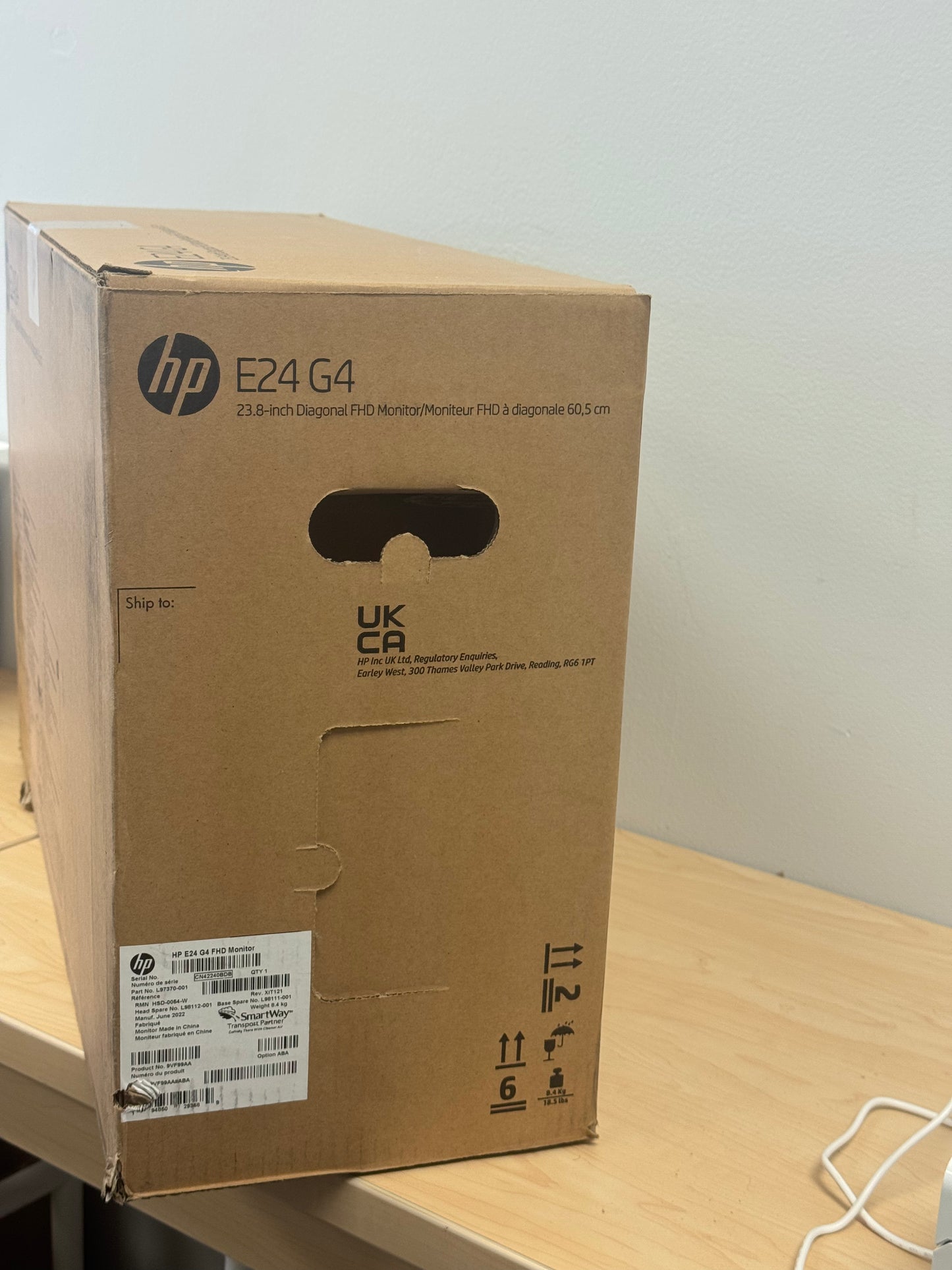 HP E24 G4 24" Monitor - New In Box, Black, Free Shipping!