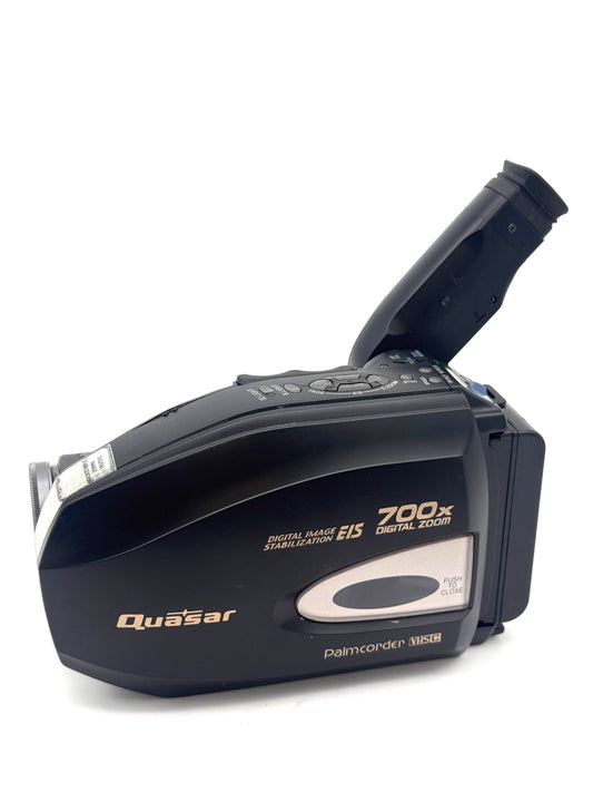 Quasar Palmcorder VM-D52 VHS-C Camcorder Black ** Broken **