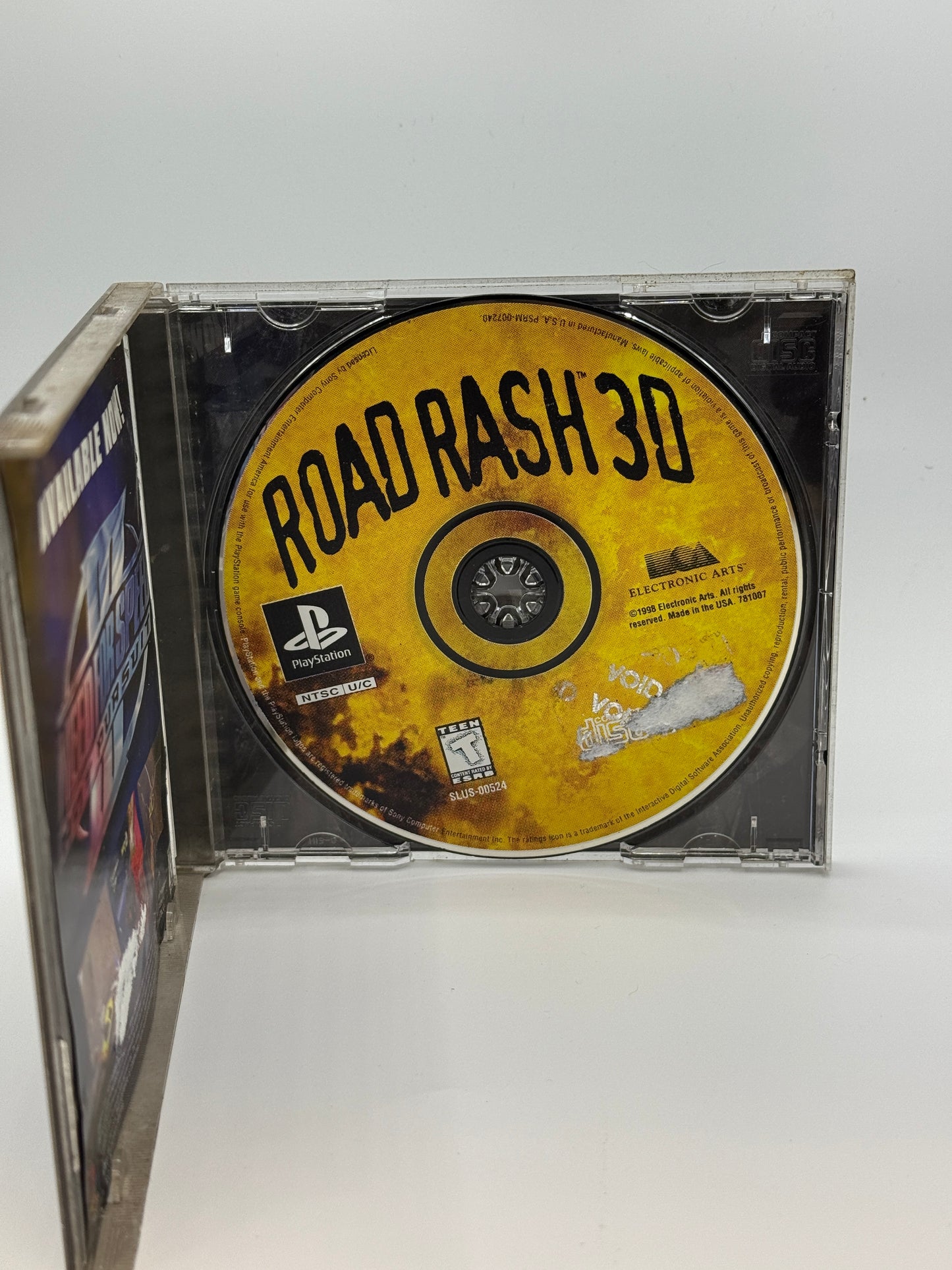 Playstation Road Rash 3D Video Game - Used with Box