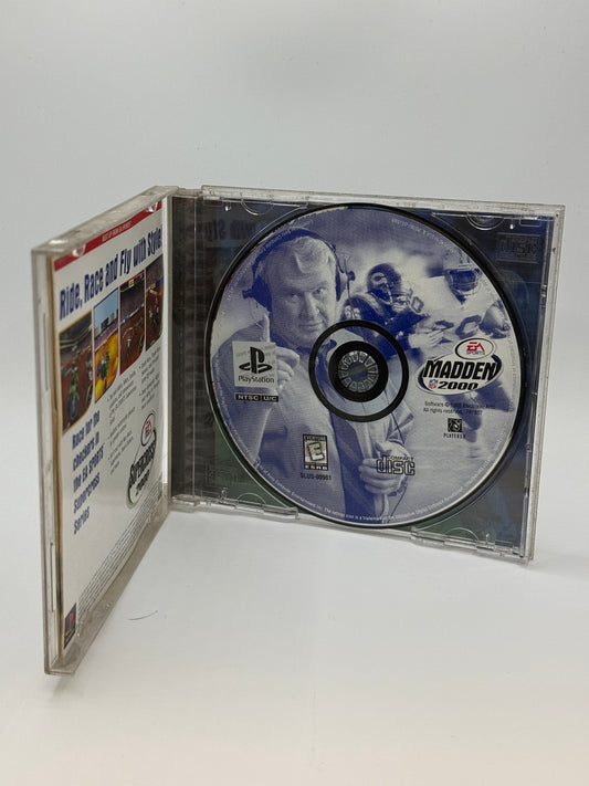 Playstation Madden 2000 Video Game - Used With Box