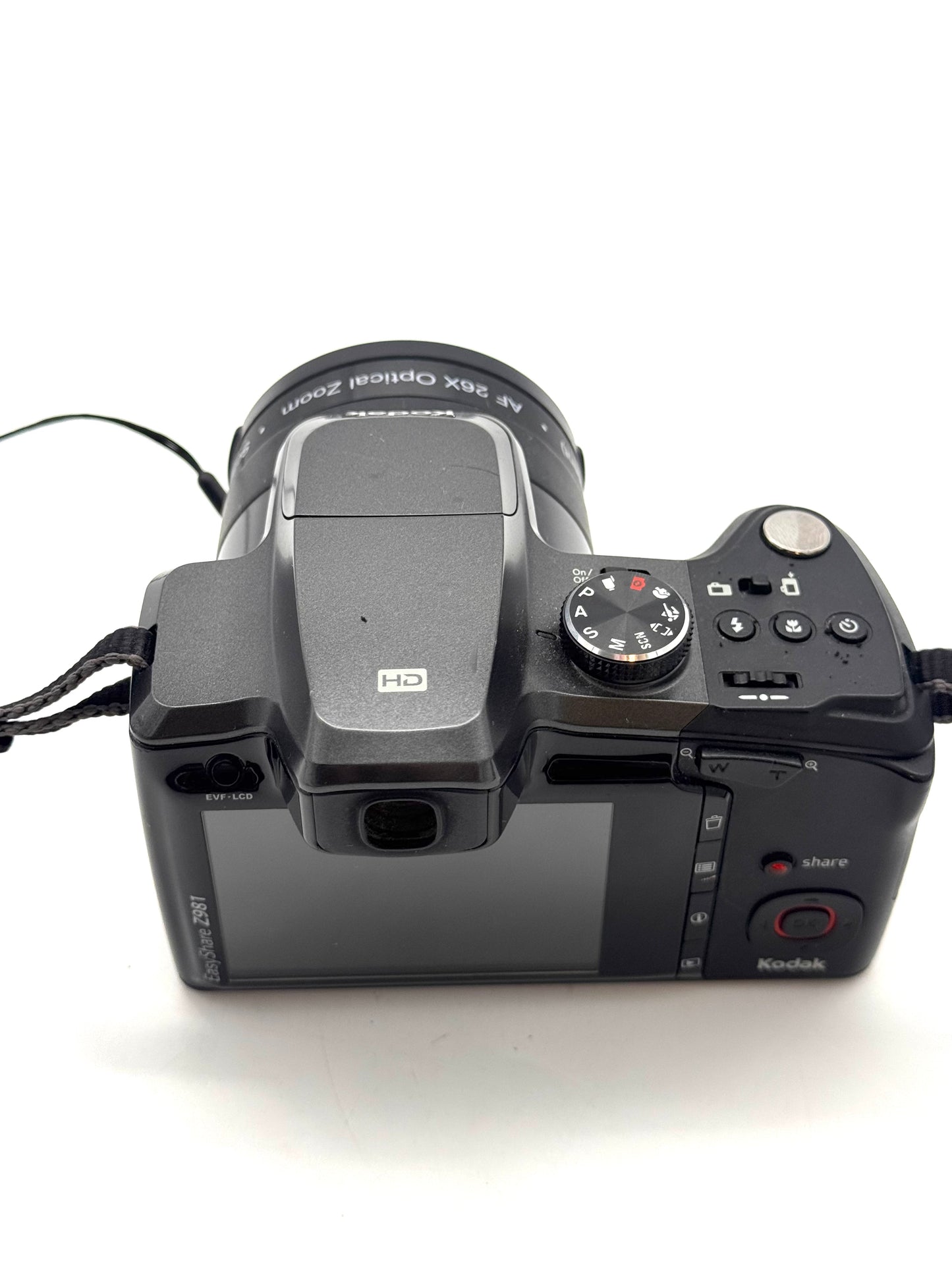 Kodak PixPro AZ-series AF 26X Vintage Camera Black ** BROKEN **