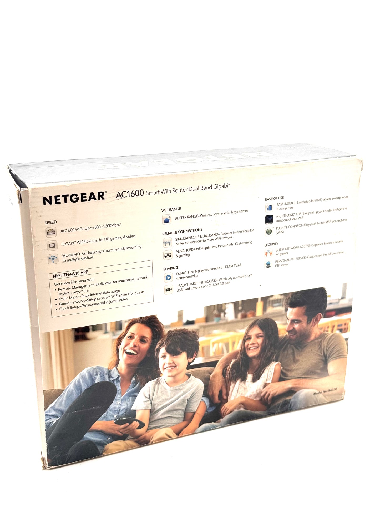 Netgear EX7700-100NAS Wireless Router Black