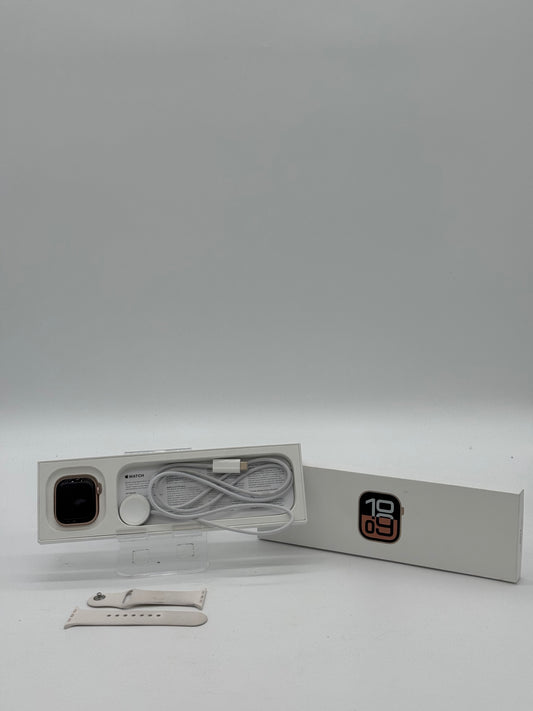 Apple Watch Series 10 - Rose Gold 42mm, Sport Loop Band, Used With Box