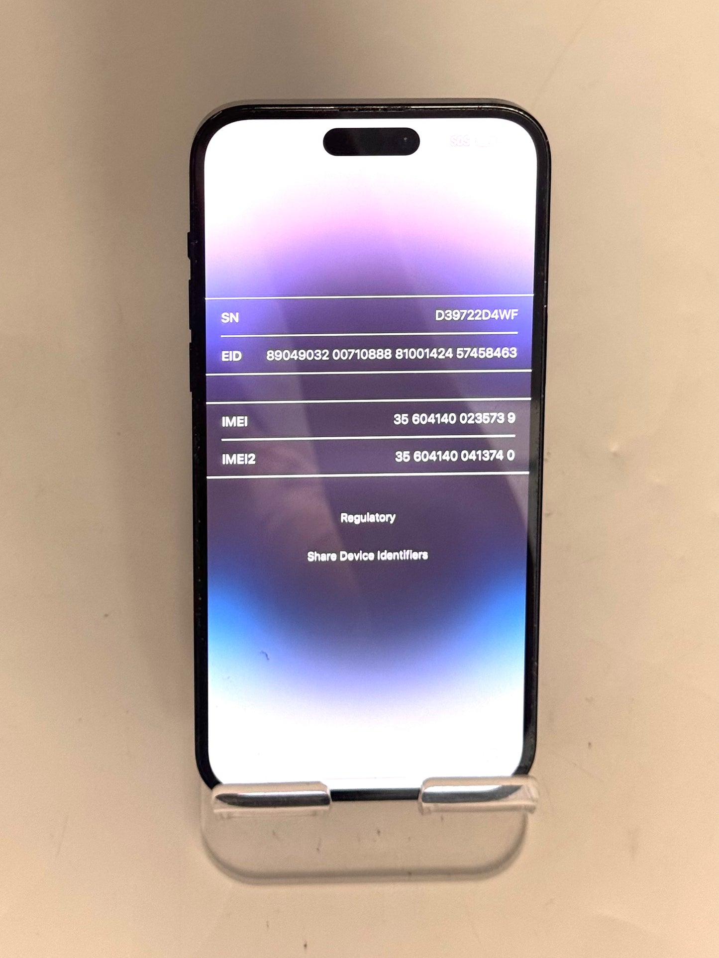 Apple iPhone 14 Pro Max 128GB - Cracked Screen & Camera Lens - For Parts/Repair