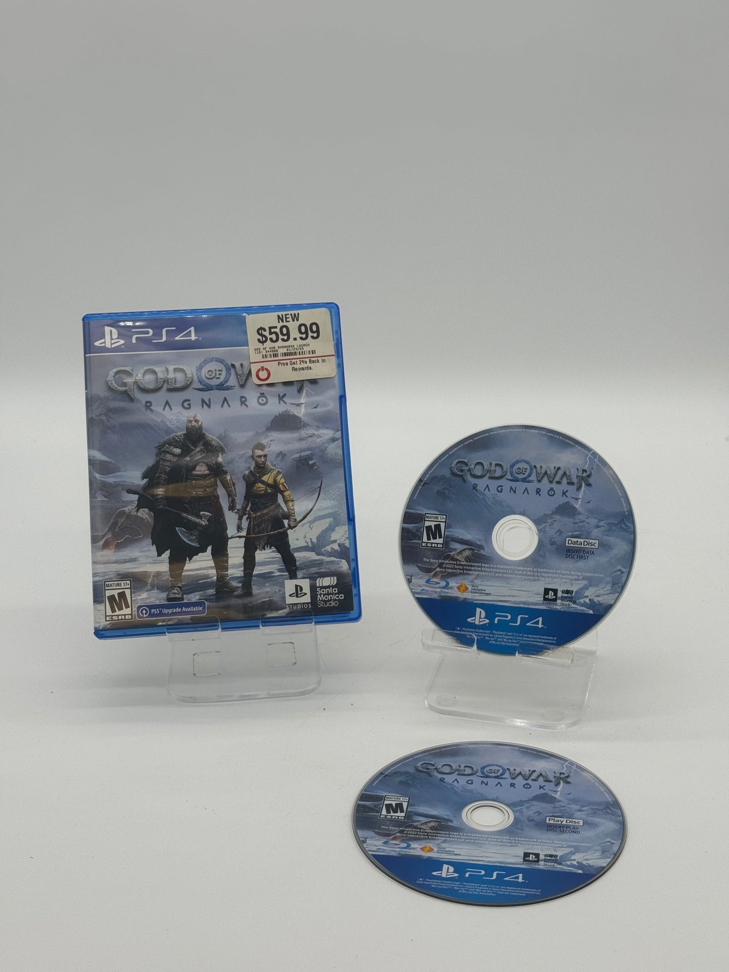 PlayStation 4 God of War Ragnarok - Used with Box