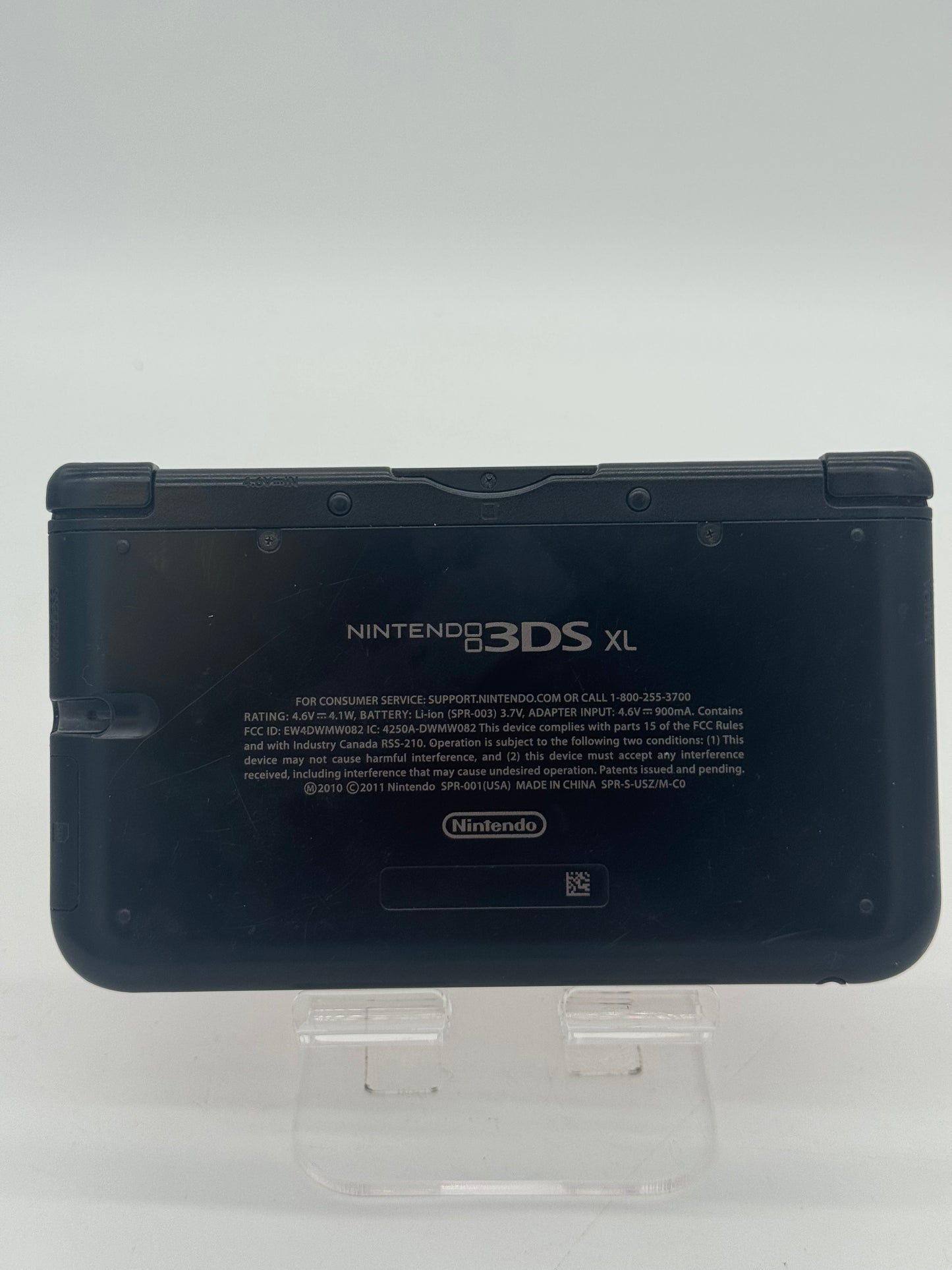 Nintendo DS XL Video Game System - Red - Broken - For Parts Only