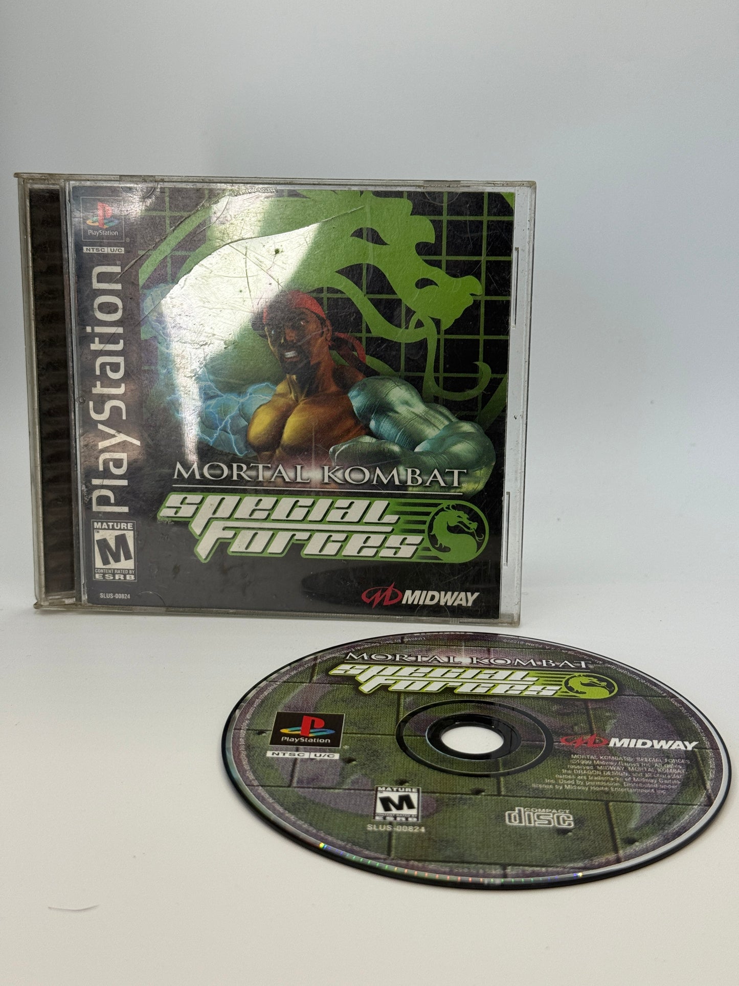 Playstation Mortal Kombat Special Forces - Used With Box