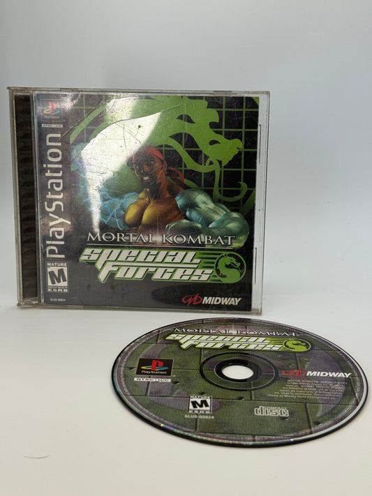 Playstation Mortal Kombat Special Forces - Used With Box