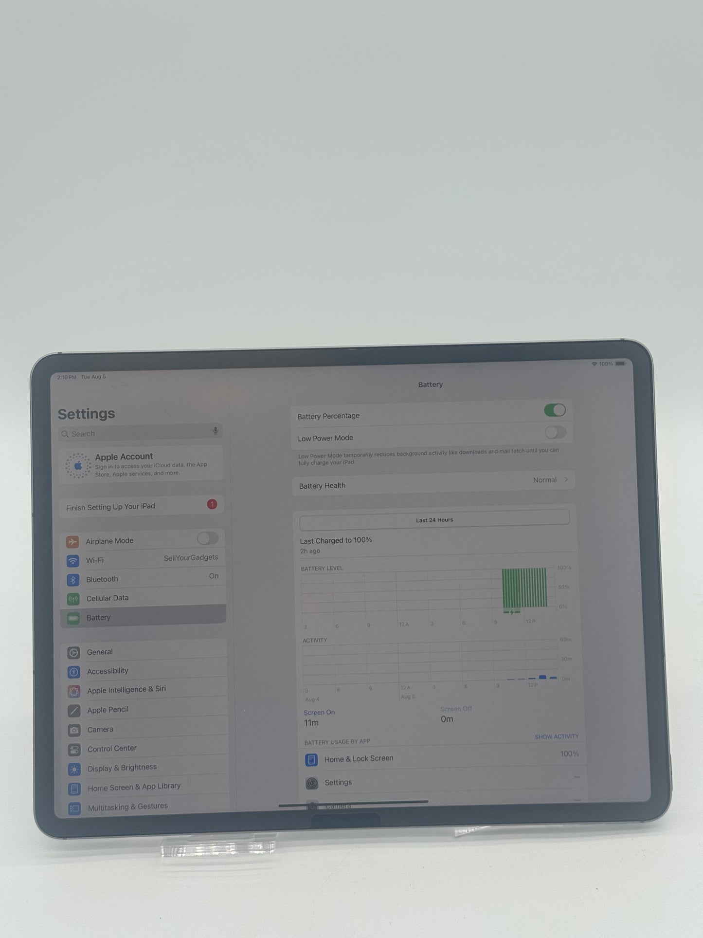 Apple iPad Air 13'' M2 (A2899) - Gray - 128GB - Unlocked - Used - Excellent