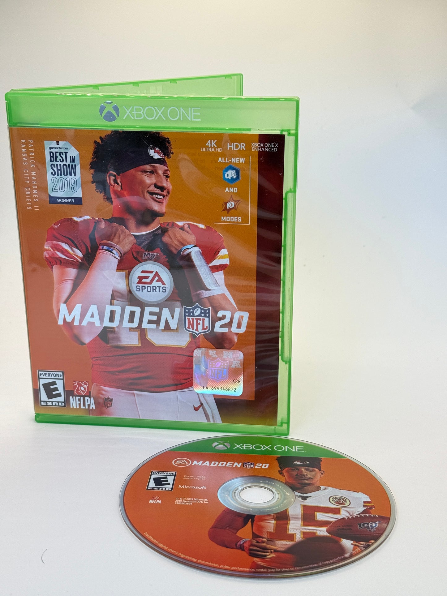 Xbox One Madden NFL 20 - Used with Box