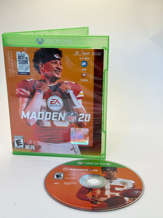 Xbox One Madden NFL 20 - Used with Box