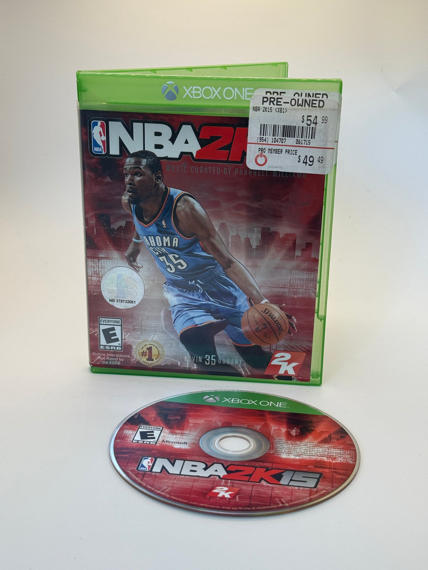 NBA 2K15 Video Game for Xbox One - Used With Original Case
