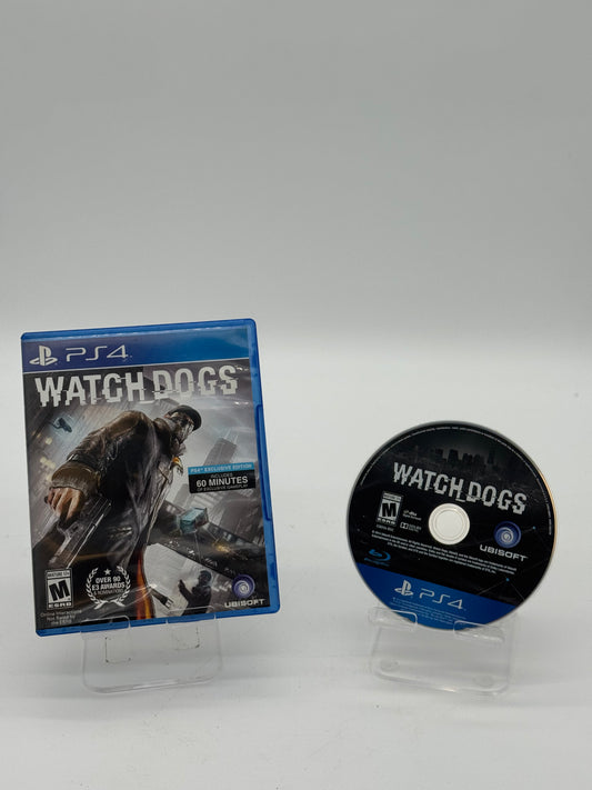 PlayStation 4 Video Game - Watch Dogs (Used With Box)