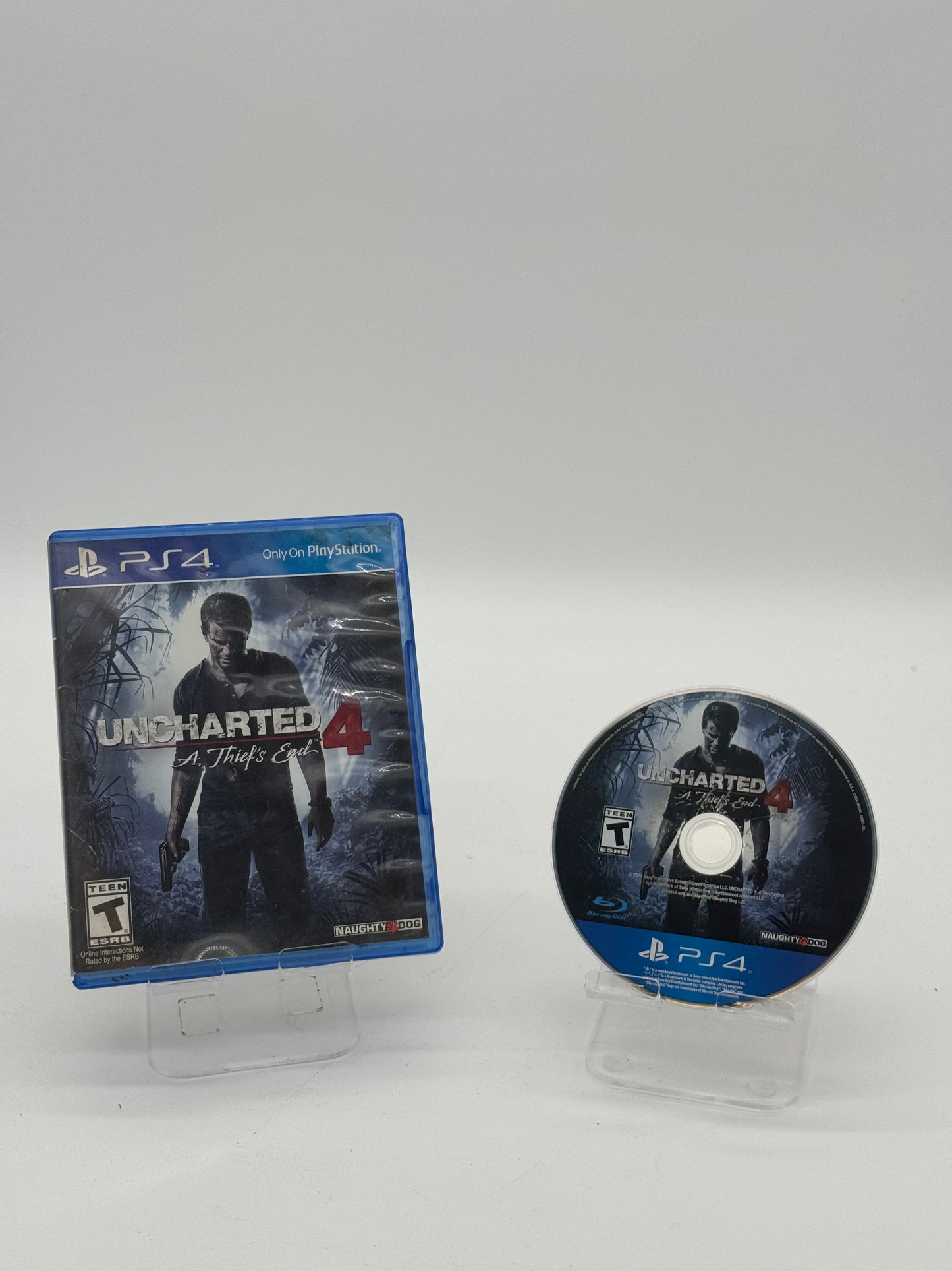 Playstation 4 Uncharted 4: A Thief's End - Used Black - Works Great!