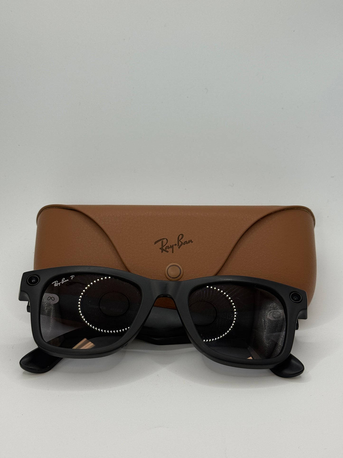 Ray-Ban Meta Wayfarer Glasses Gen 1 Matte Black Frame Graphite Lens Very Good