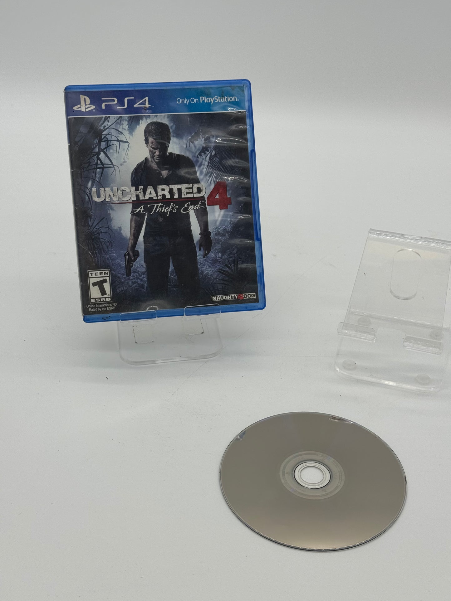 Playstation 4 Uncharted 4: A Thief's End - Used Black - Works Great!