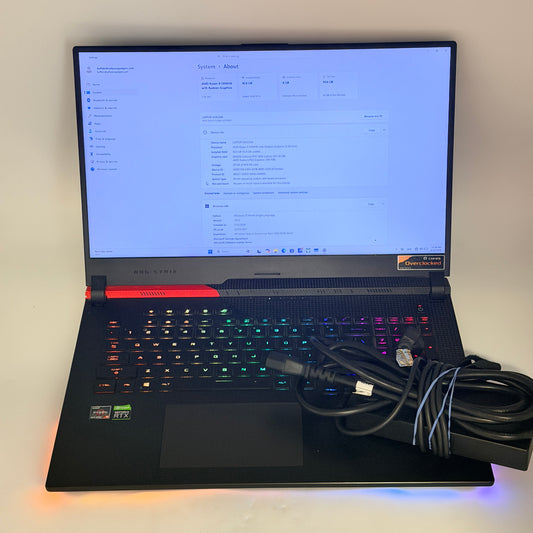 ASUS ROG Strix G17 Gaming Laptop 17.3-inch Ryzen 9 5900HX RTX 3060 16GB 1TB SSD - Used A