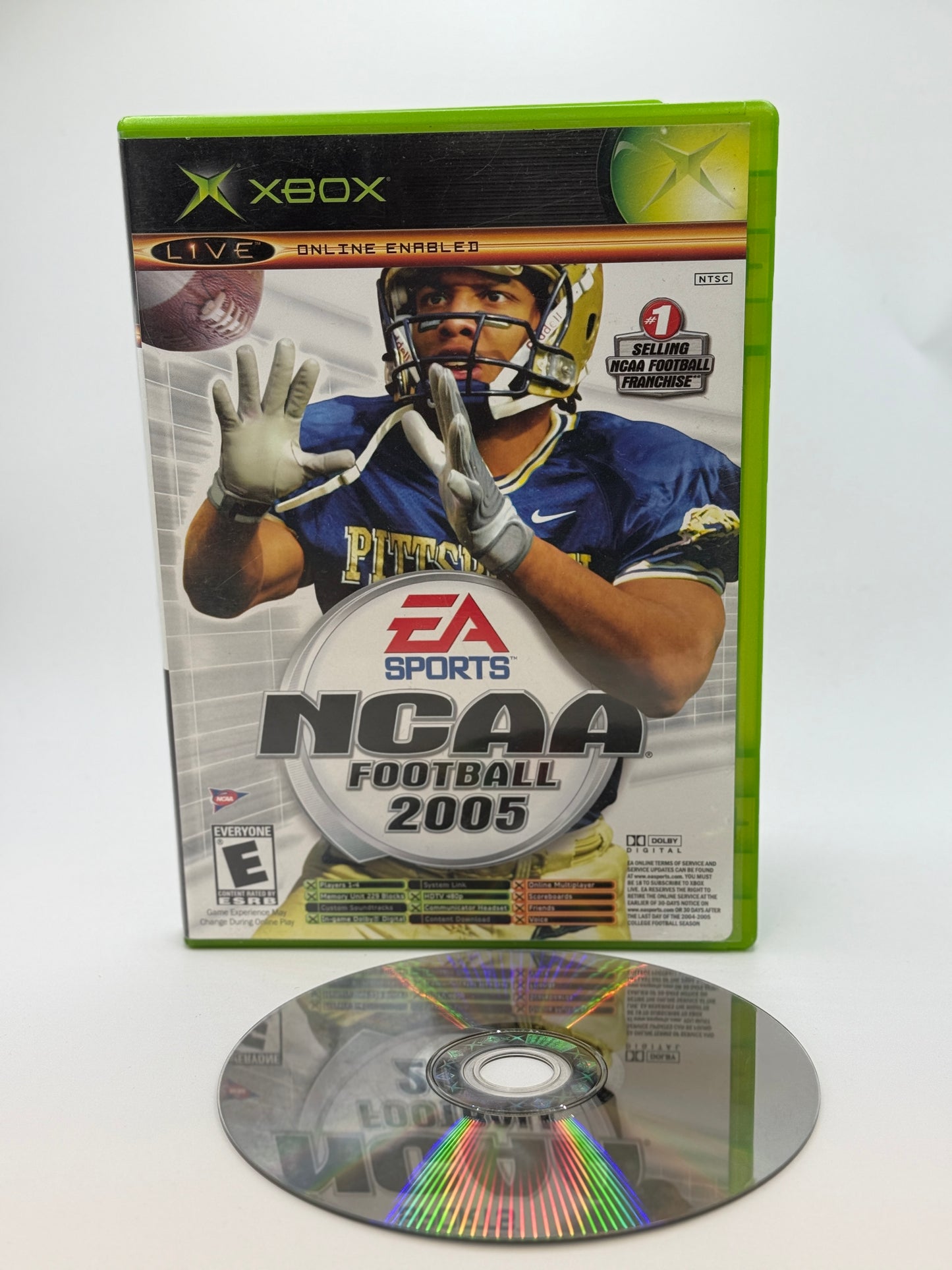Used Xbox NCAA Football 2005 Top Spin Combo with Box