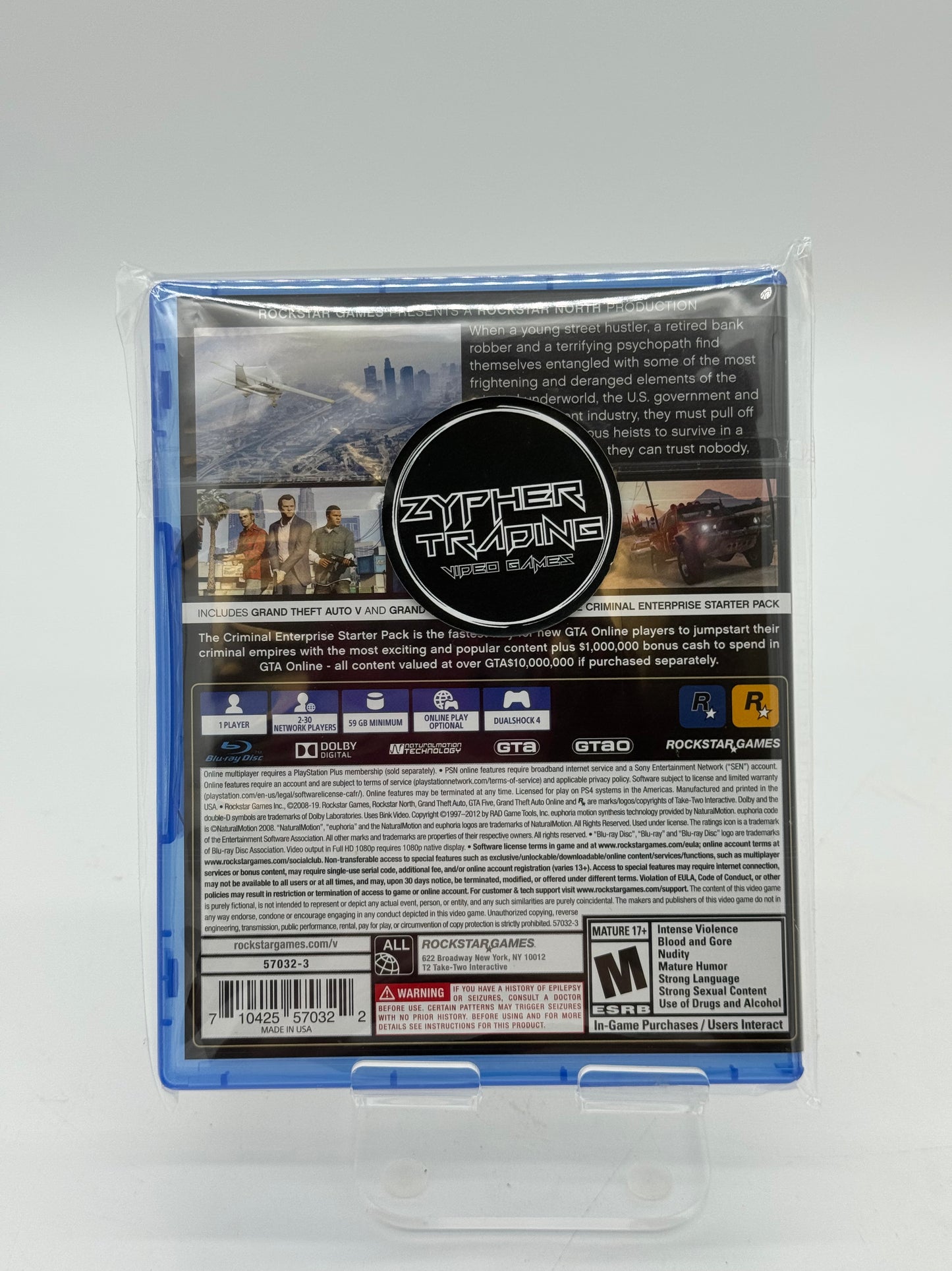 Grand Theft Auto V Premium Edition for PlayStation 4 - New In Box