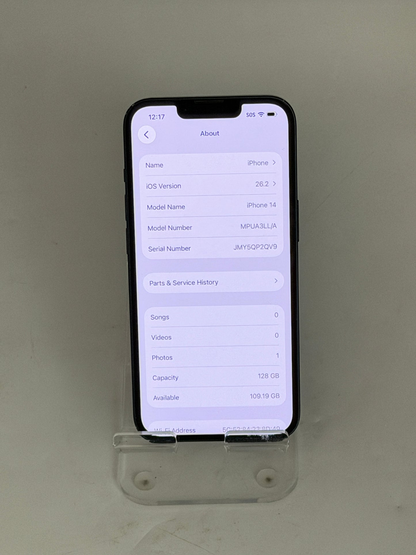 Apple iPhone 14 128GB Black Unlocked Used A