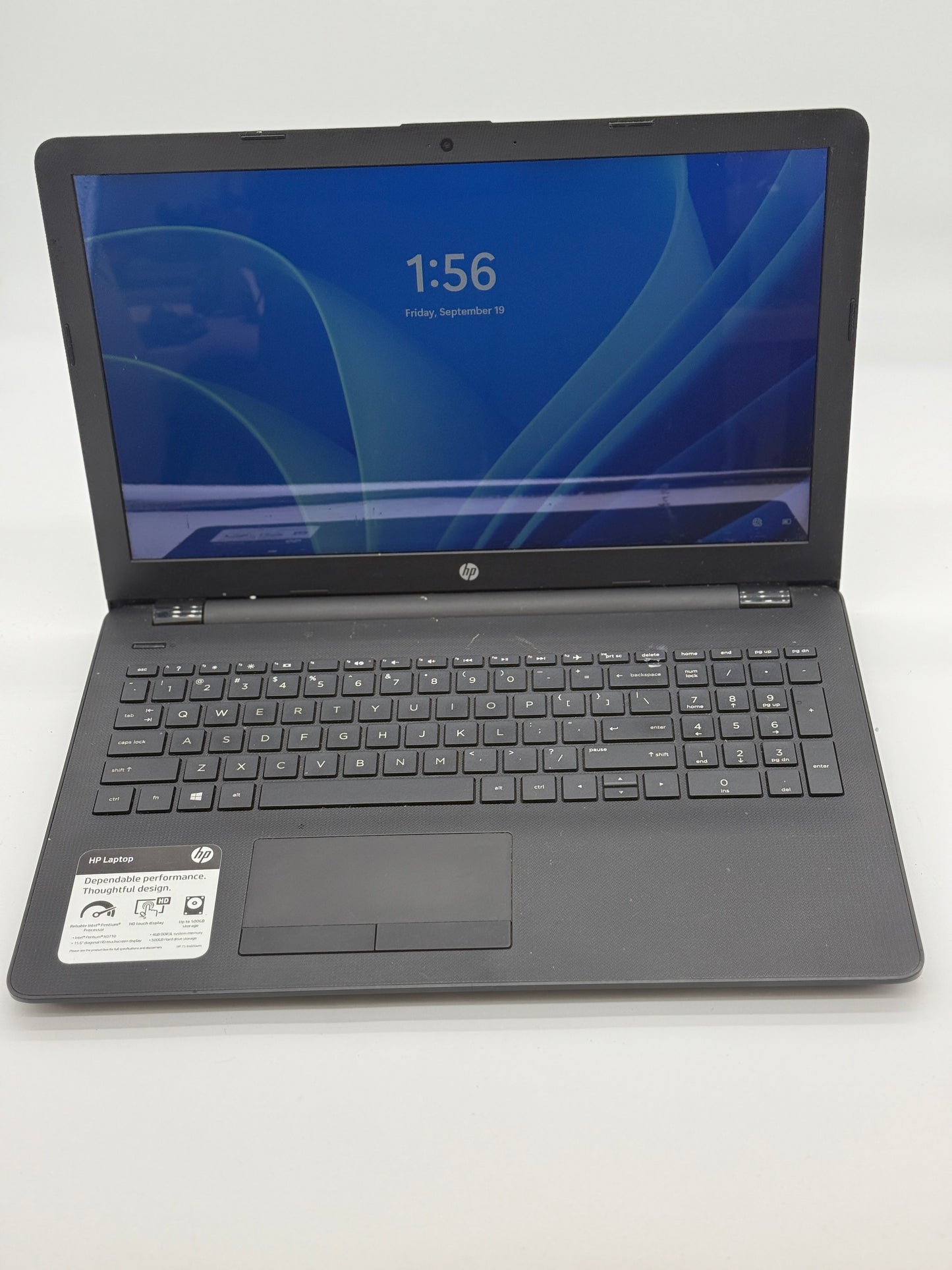 HP 15-BS020WM 15.6" TouchScreen Laptop 1.6GHz Pentium N3710 CPU 8GB RAM 256GB HD