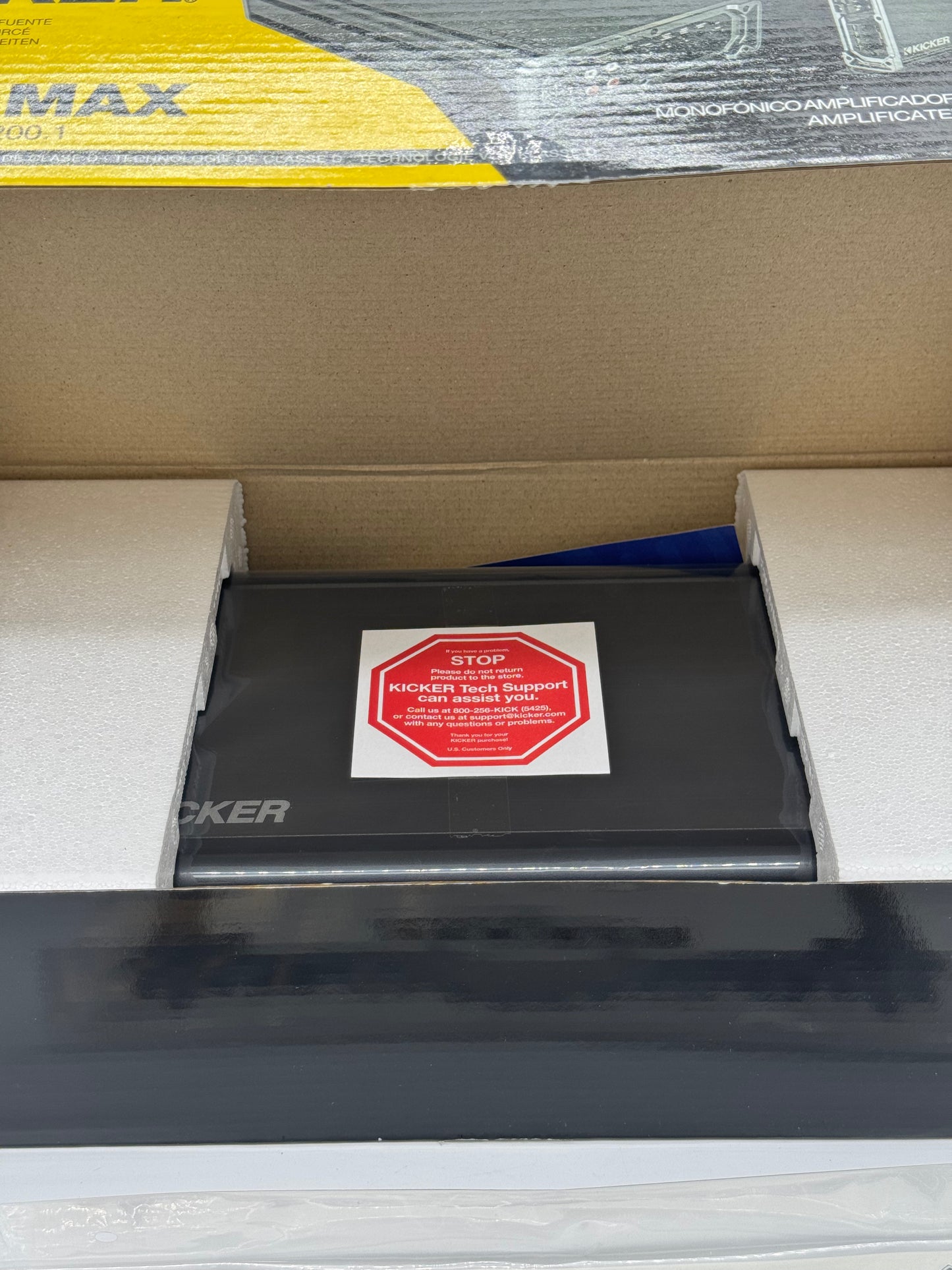 Kicker CXA 1200.1 Amplifier 2400W Max 1200W RMS - New In Box