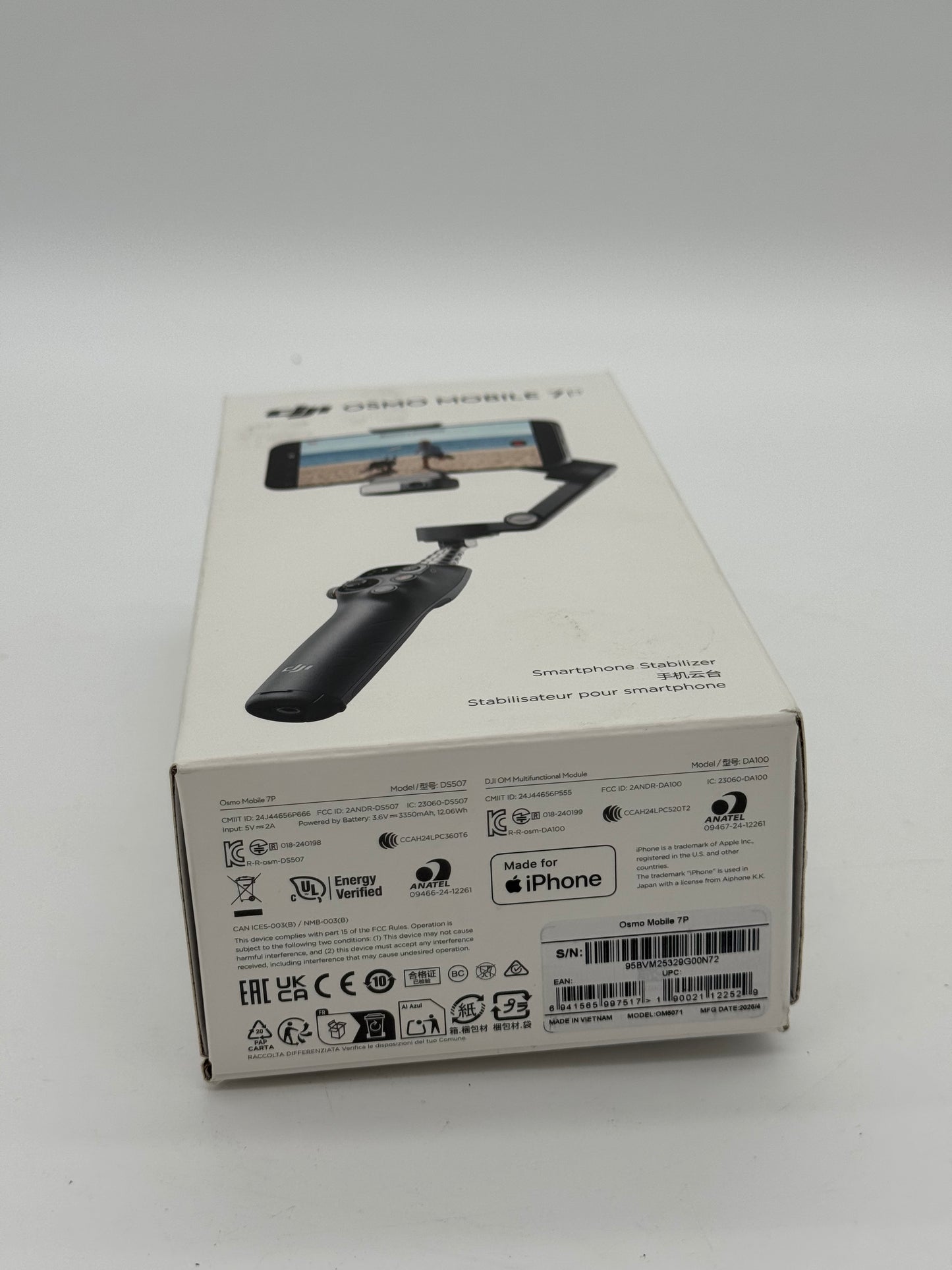 DJI OSMO Mobile 7P - New In Box - Black - Accessory