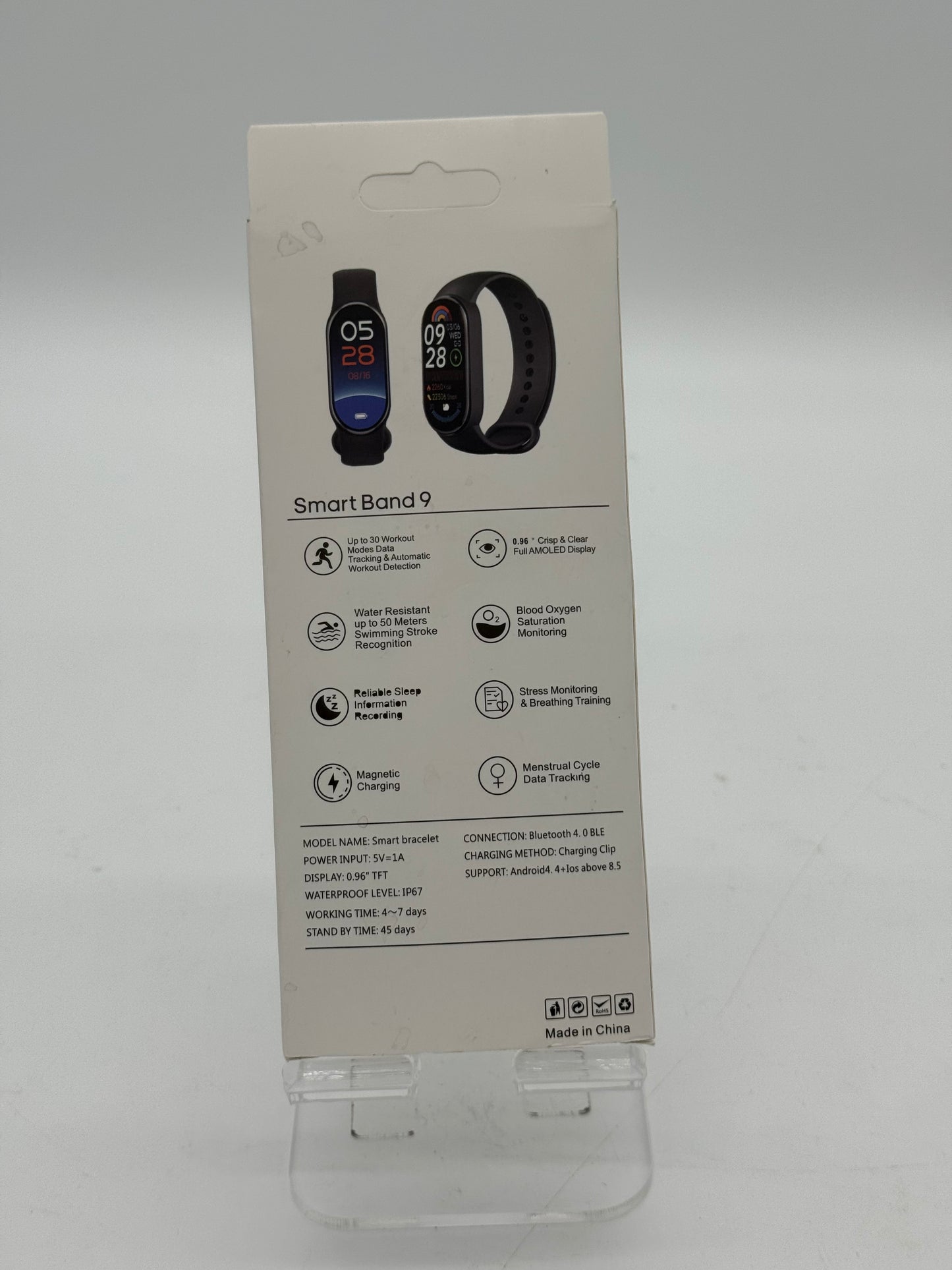 Xiaomi Smart Band 9 - GPS Only, 42mm - Black Ceramic Finish