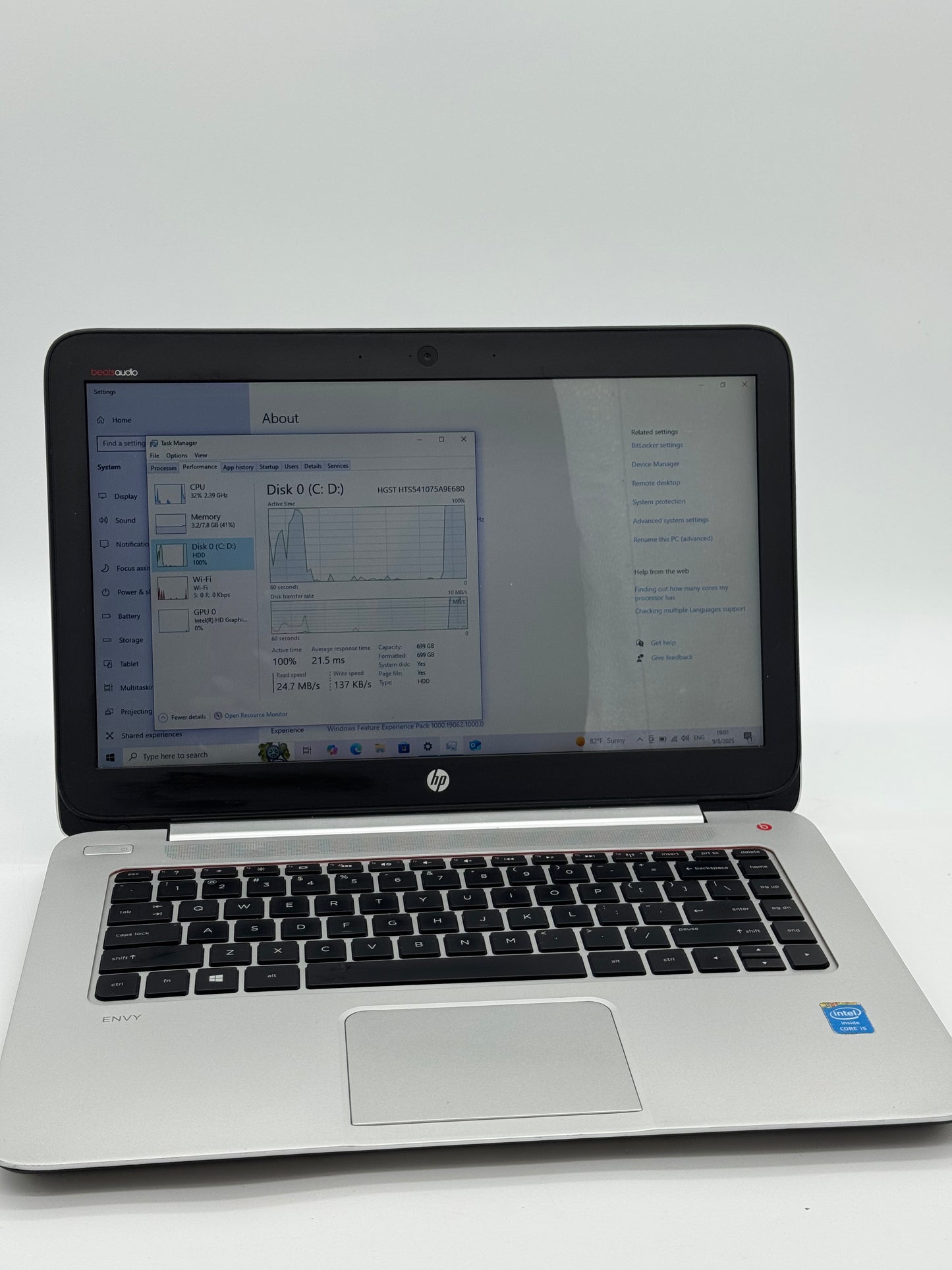 HP 2230BNHMW Gray Laptop | Intel Core i5, 8GB RAM, 512GB SSD
