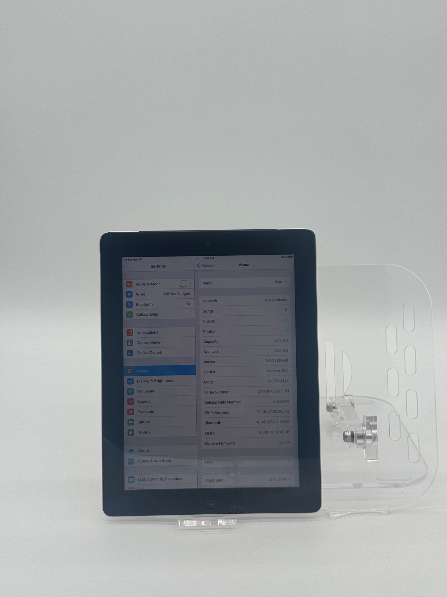 Apple iPad 2 A1397 (2011) - 64GB Gray - Used - A - WiFi