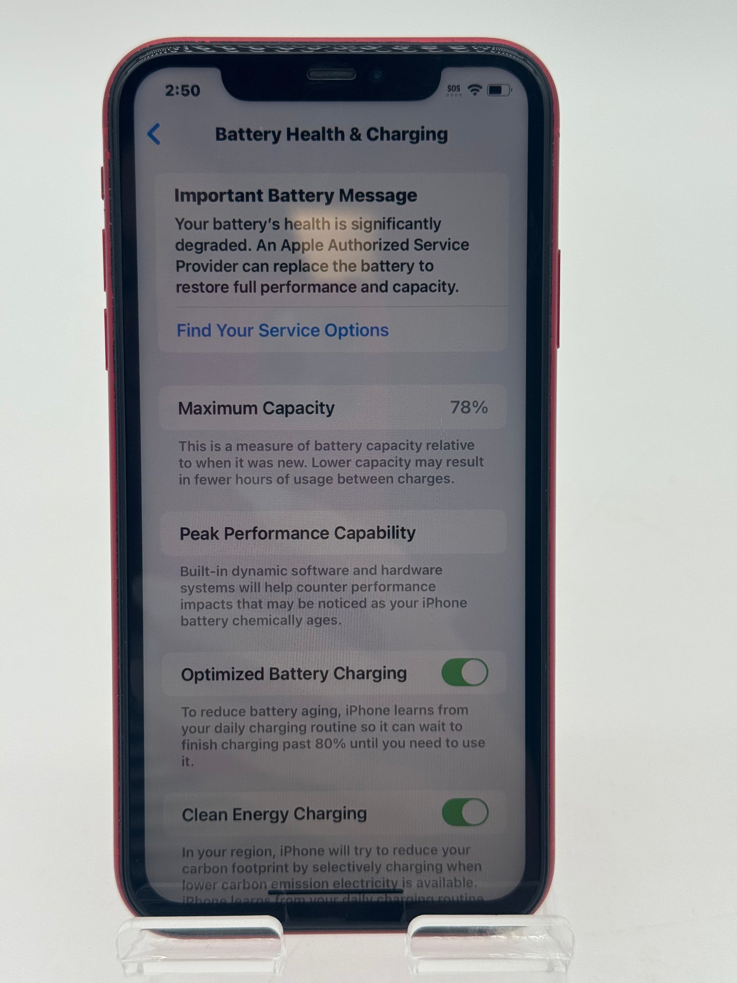 Apple iPhone 11 - 64GB - Red - Used - iCloud Off - Clean IMEI