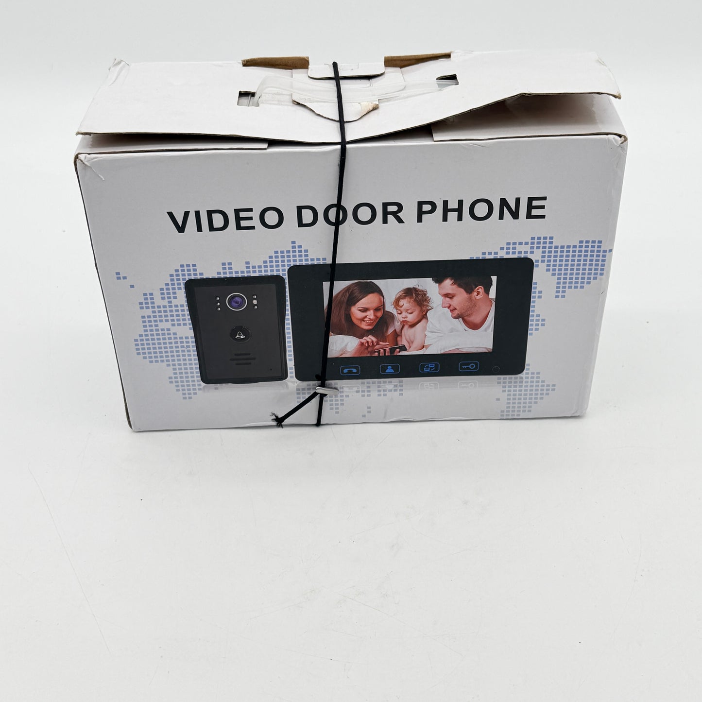 Wired Video Door Phone / Video Intercom Security Camera Black New In Box