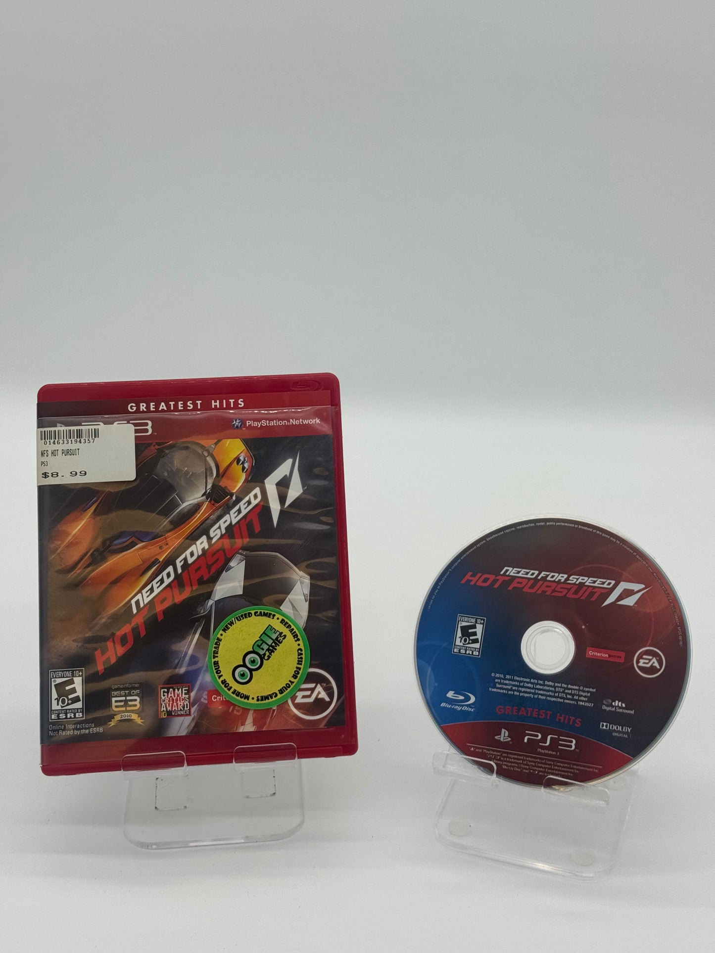 PlayStation 3 Need For Speed: Hot Pursuit [Greatest Hits] - Used with Box