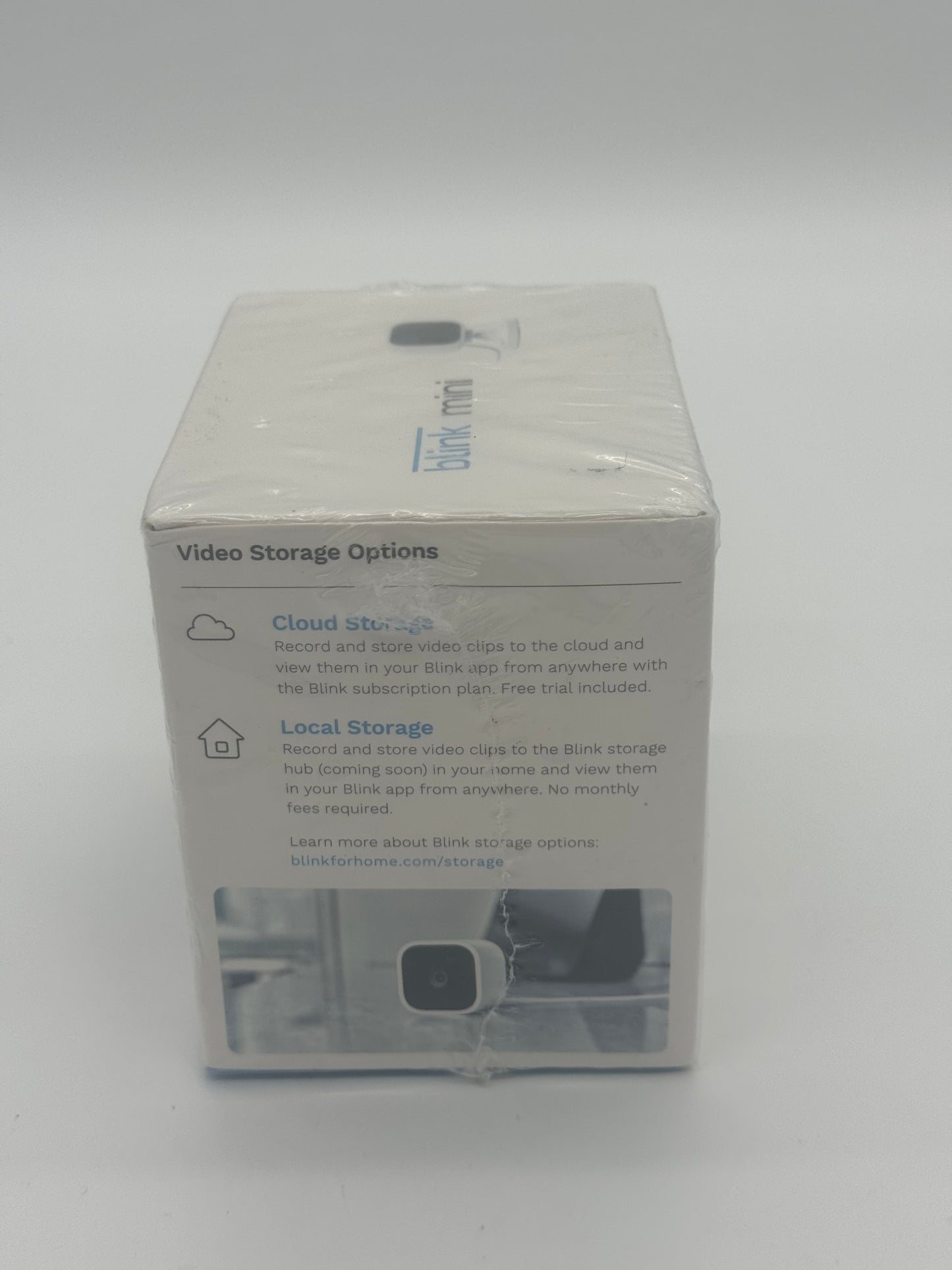 Blink Mini Indoor 1080p Wireless Security Camera - New In Box - White
