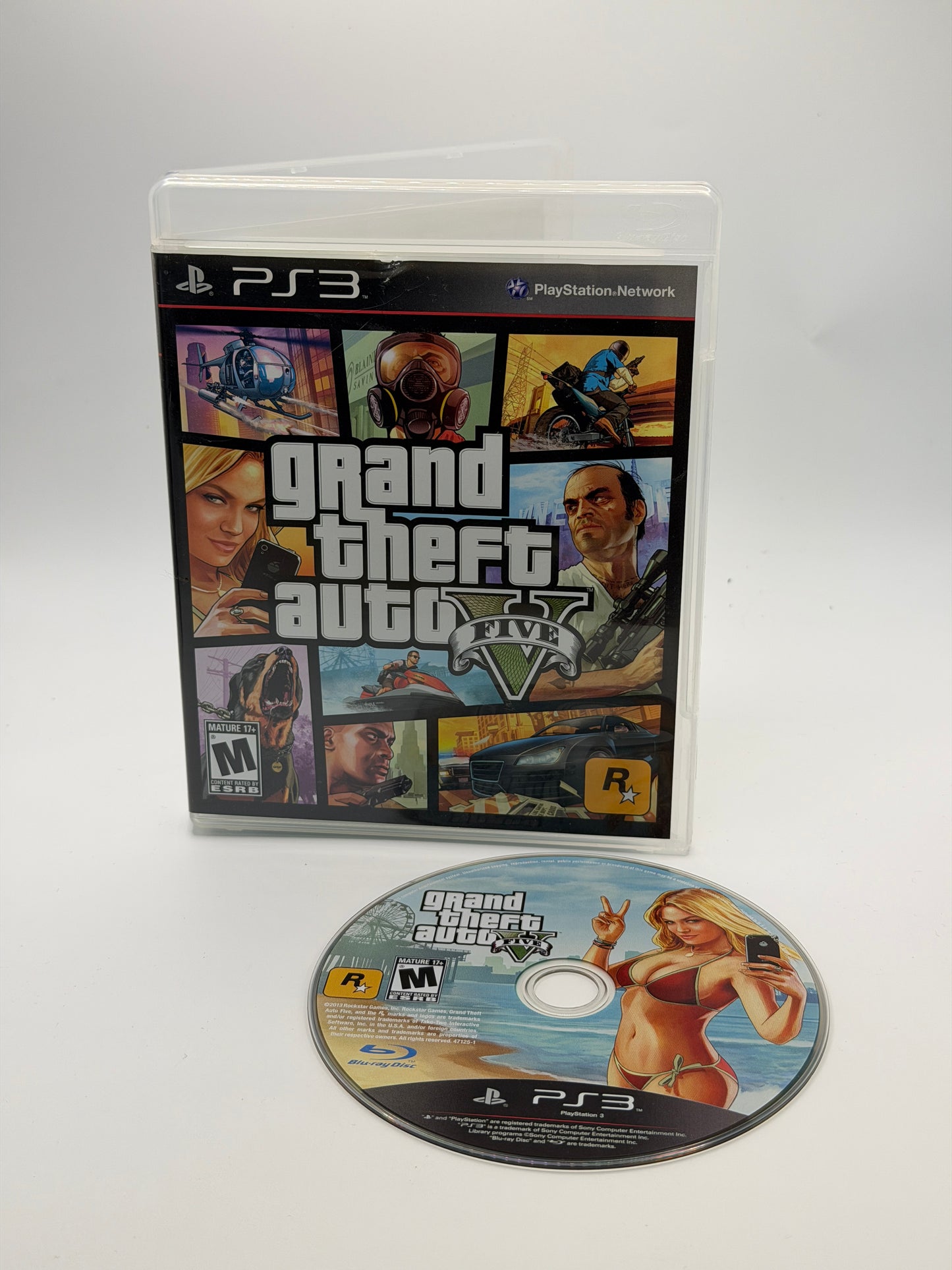Grand Theft Auto Five PS3 GTA V (Sony PlayStation 3) With Manual (No Map) TESTED