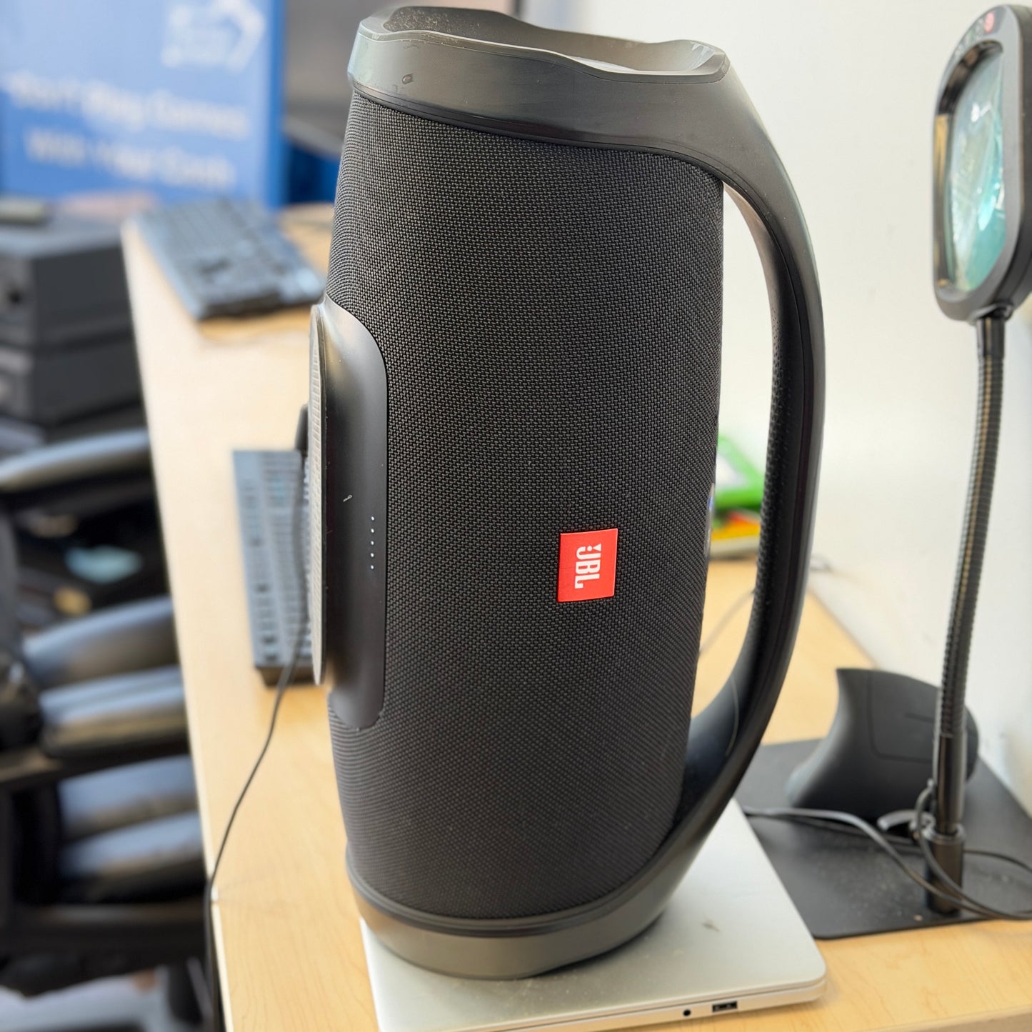 JBL Boombox 1 Portable Bluetooth Speaker Black (First Gen / 2017) W/ Charger