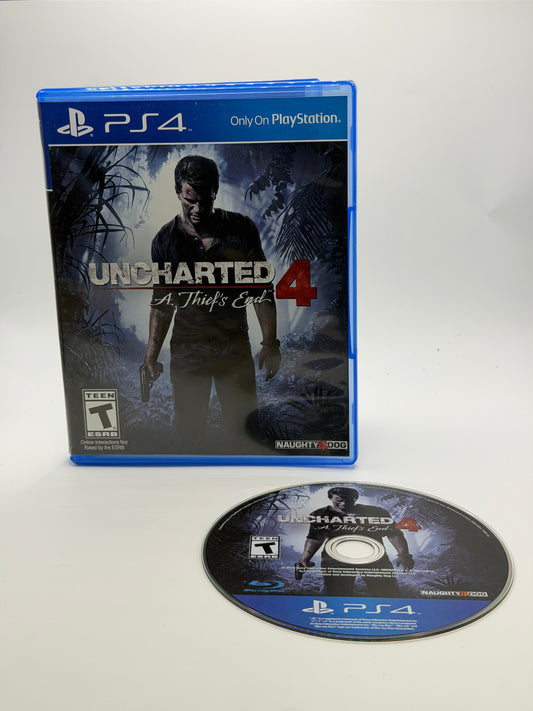 Uncharted 4: A Thief's End for PlayStation 4 (DVD, 2016)