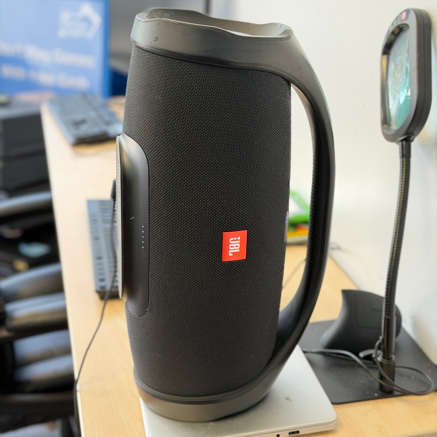 JBL Boombox 1 Portable Bluetooth Speaker Black (First Gen / 2017) W/ Charger