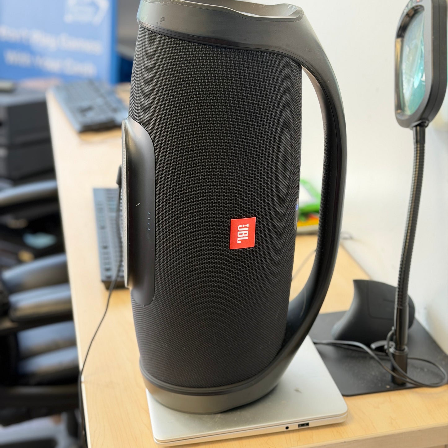 JBL Boombox 1 Portable Bluetooth Speaker Black (First Gen / 2017) W/ Charger
