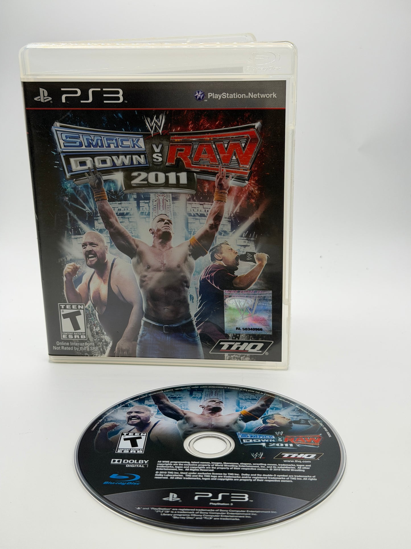 WWE Smackdown vs Raw 2011 Sony PlayStation 3 PS3 Cib Tested and Working